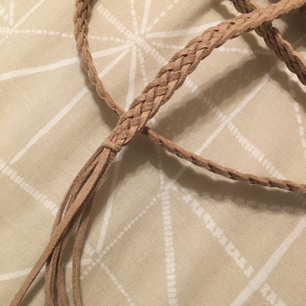 Felt Fringe Dress Belt